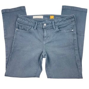 Anthropologie Pilcro and the Letterpress Stet Fit in Coal Dark Gray Size 27